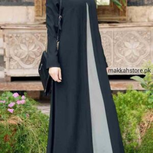 TURKISH BLACK PANEL ABAYA
