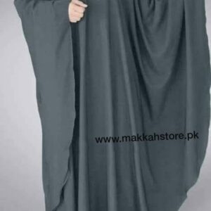TURKISH GREY BUTTERFLY ABAYA
