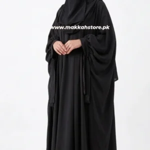 BLACK ABAYA FOUR PIECE