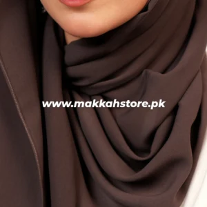 BROWN GEORGETTE CHIFFON HIJAB