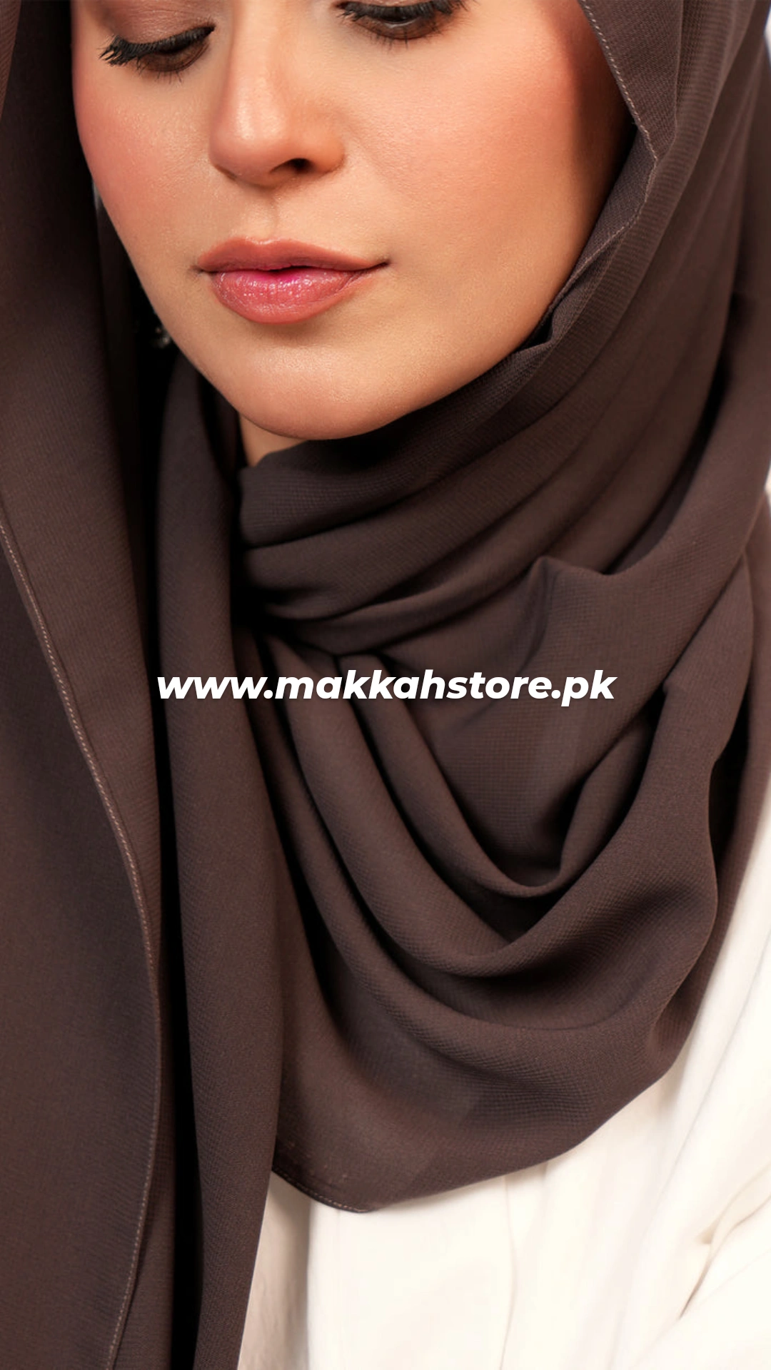 BROWN GEORGETTE CHIFFON HIJAB