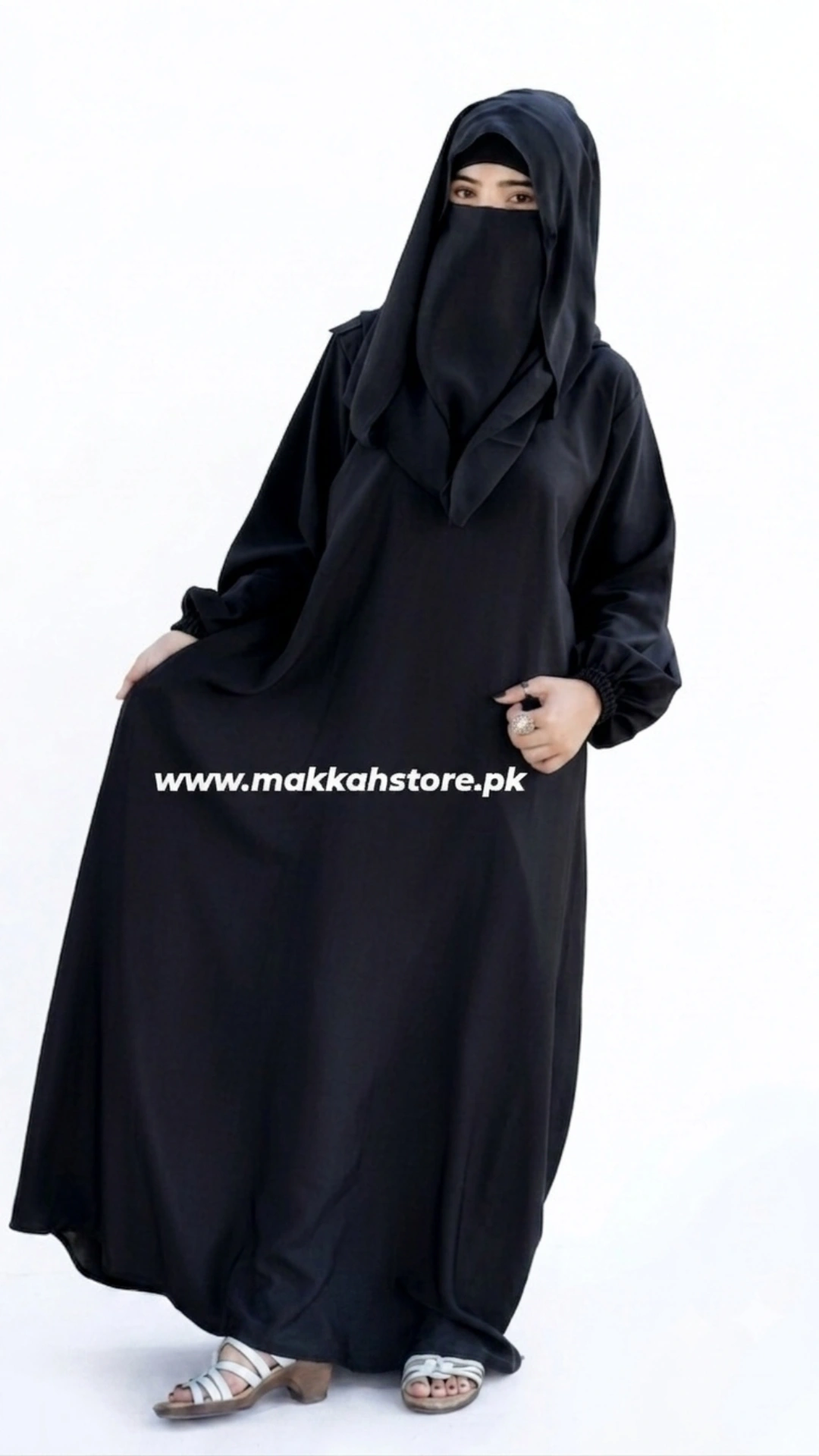 DUBAI ABAYA BLACK MAXI