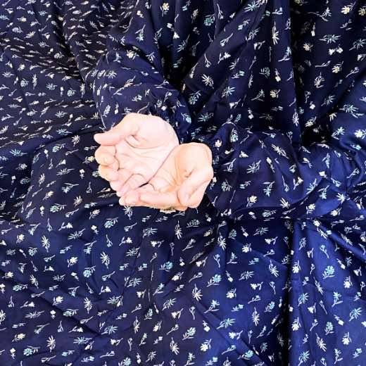 NAVY BLUE NAMAAZ CHADDAR