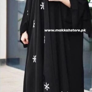 BLACK PREMIUM EMBROIDERY SAUDIA ABAYA