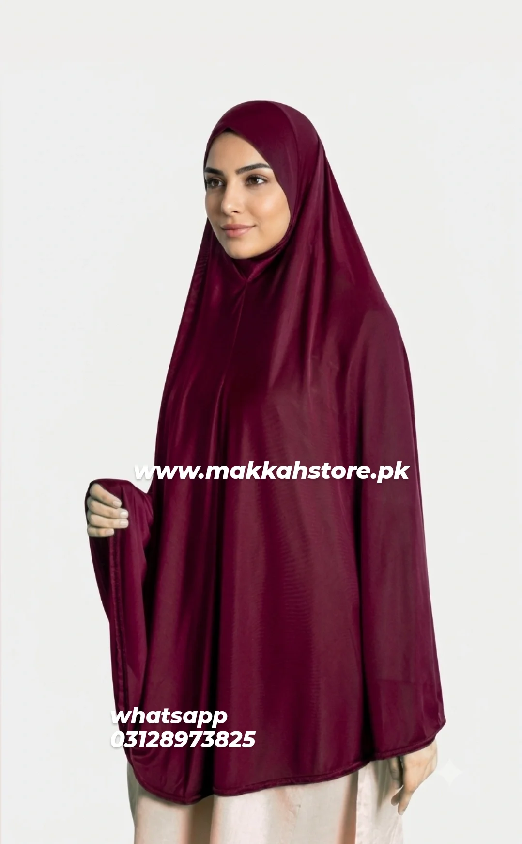 MAROON MAKHNA HIJAB